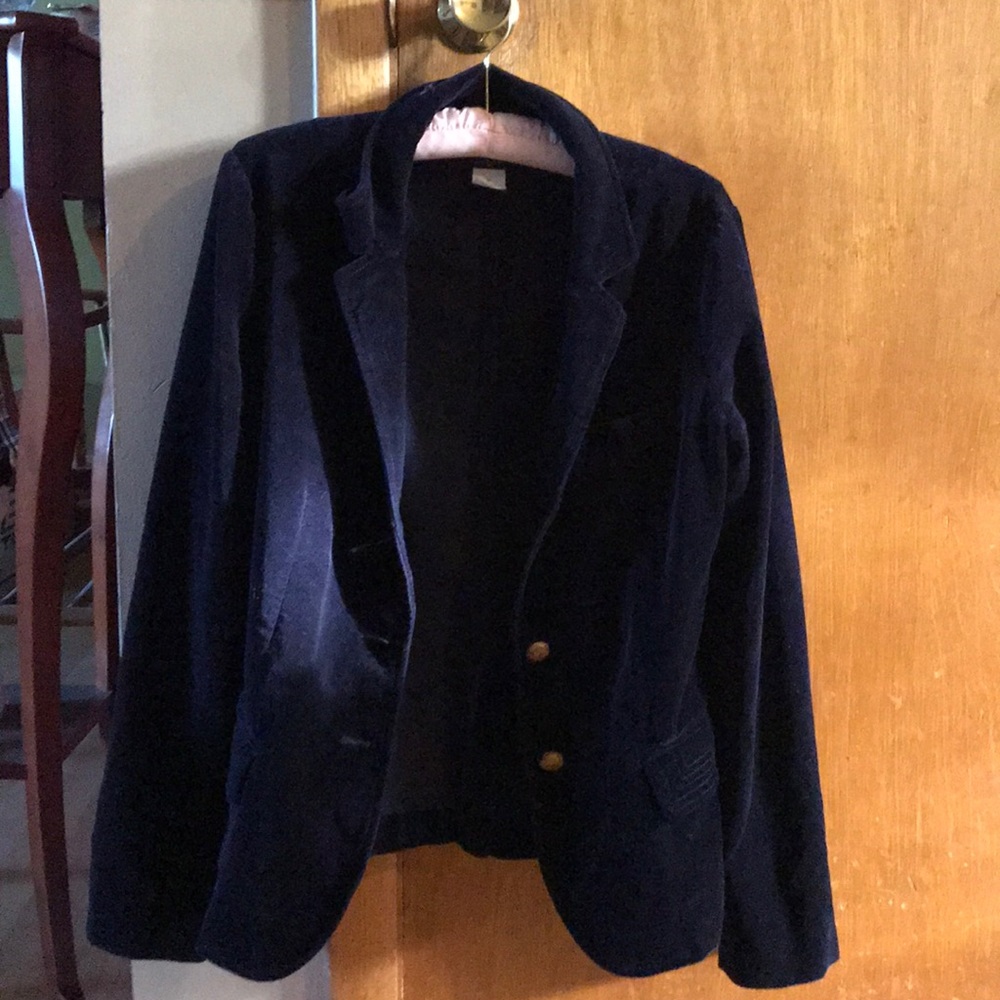 Velvet j crew blazer